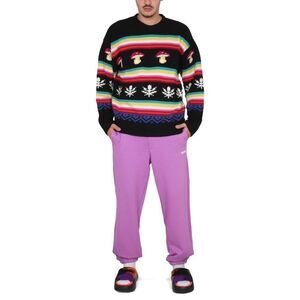 MSGM Men's Novelty Knit Sweater Men MULTICOLOUR Sweaters & Cardigans